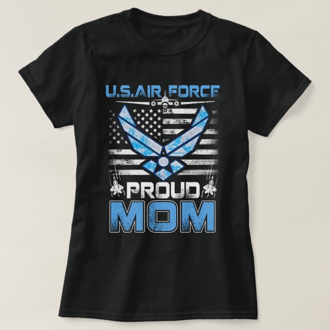 Stolz U.S. Army - ich bin eine Mama der Stolzflieg T-Shirt (Design vorne)