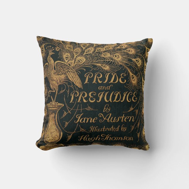 Stolz und Vorurteil Jane Austen (1894) Kissen (Vorderseite)