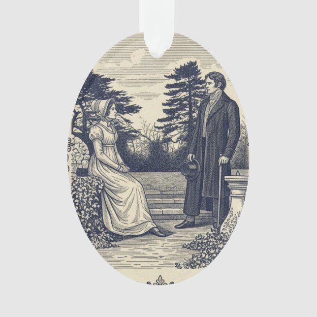 Stolz und Vorurteil Ornament (Vorderseite)