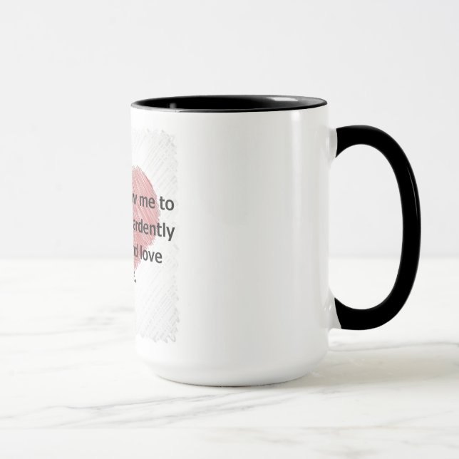 Stolz und Vorurteil Tasse (Rechts)