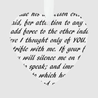 Stolz-und Vorurteil-Text doppelseitig Ornament