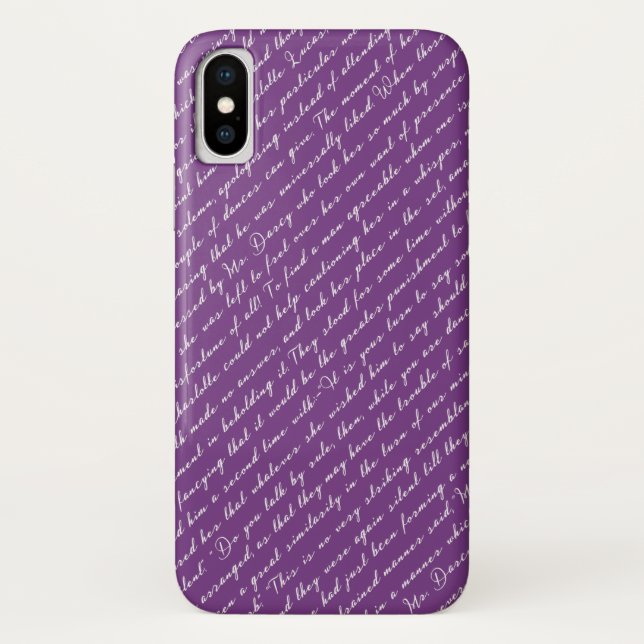 Stolz und Vorurteile Typografie in den Niederlande Case-Mate iPhone Hülle (Rückseite)