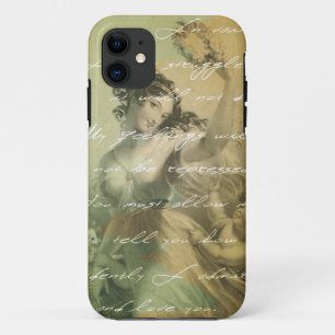 Stolz- und Vorurteilhandschrift viktorianisch Case-Mate iPhone Hülle