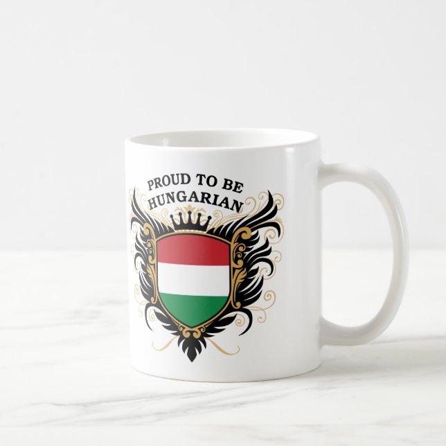 Stolz, ungarisch zu sein kaffeetasse (Rechts)