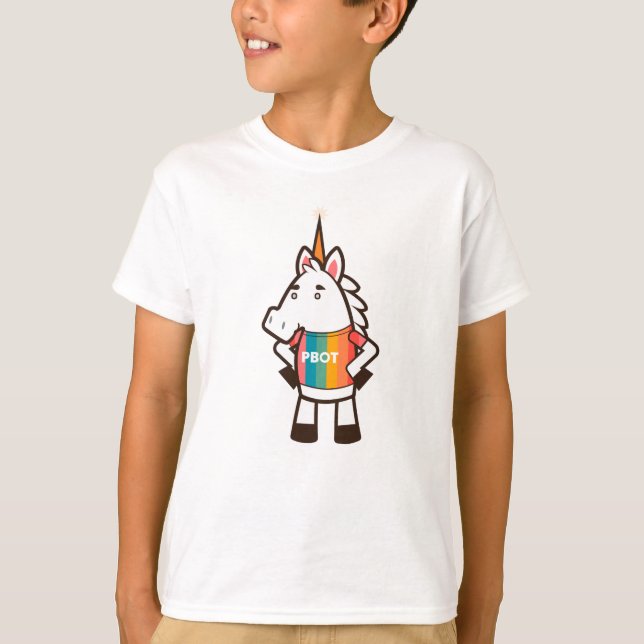 Stolz Unicorn Kids T-Shirt (Vorderseite)