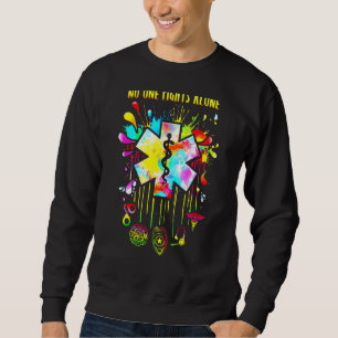 Stolz verschließt keine 0ne Kämpfe allein Krankenp Sweatshirt