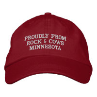 Stolz von Rocks und Kühen Minnesota Parody Hat