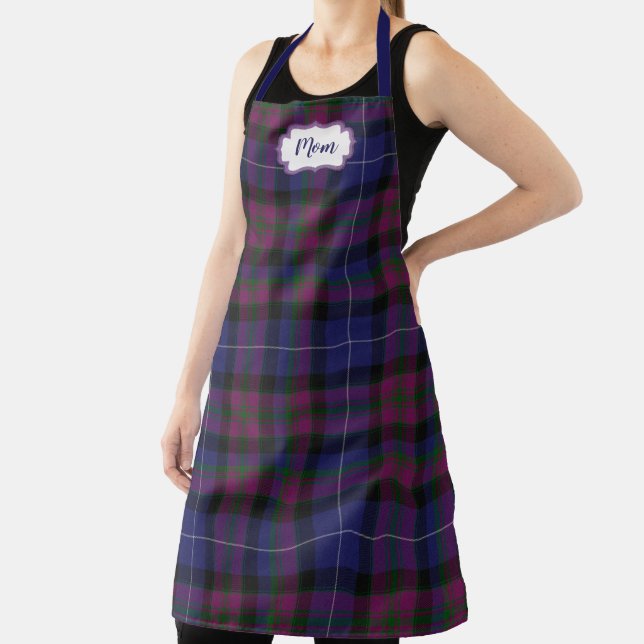 Stolz von Schottland Tartan Karierten Mit Monogram Schürze (InSitu)