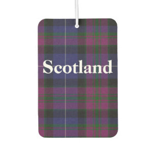 Stolz-von-Schottland-Tartan-Karodecken-Auftischfri Autolufterfrischer