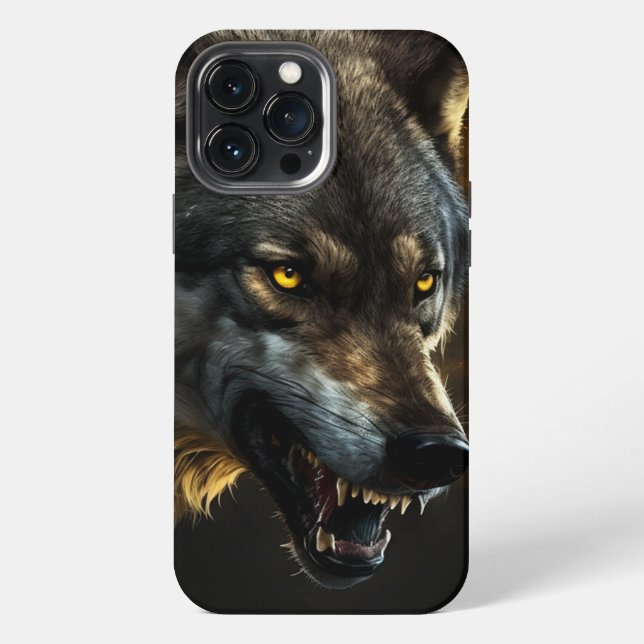 Stolz Wolf iPhone-Hülle iPhone 13 Pro Max Hülle (Rückseite)