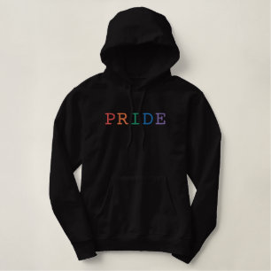 Stolz Word bestickt Hoodie Bestickter Hoodie