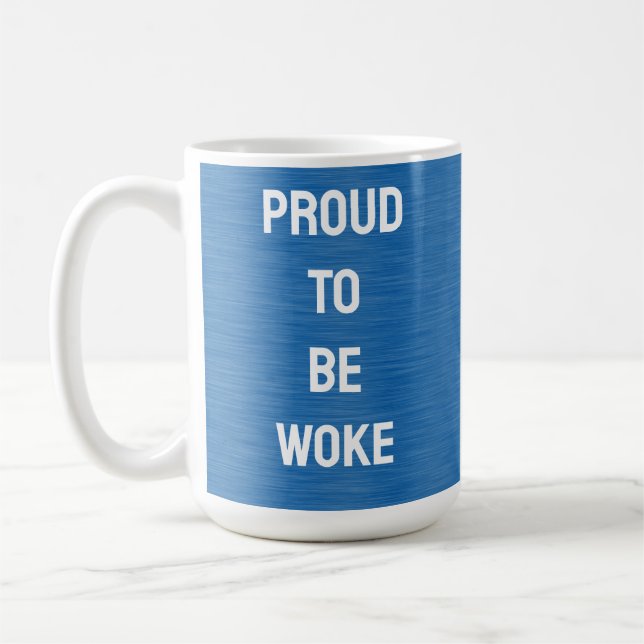 STOLZ ZU GEWECKT TRUMP KAFFEETASSE (Links)