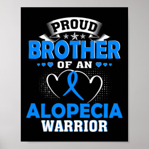 STOLZBRUDER EINES ALOPECIA-KRIEGERS POSTER