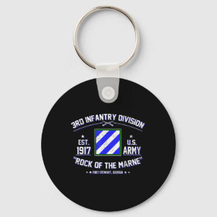 Stolze 3. Infanteriedivision Rock von Marne Us Vet Schlüsselanhänger