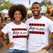 Stolze afrikanische Farbenspiele