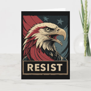 Stolze amerikanische Demokratie - Anti Trump - Ret Karte