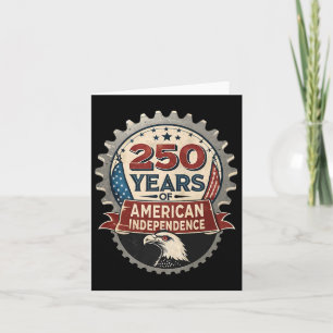 Stolze amerikanische Industrie - 250 Jahre Amerika Karte
