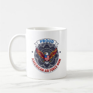 Stolze amerikanische Luftwaffenmutter Kaffeetasse