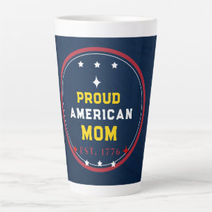 Stolze amerikanische Mutter 4. Juli Milchtasse