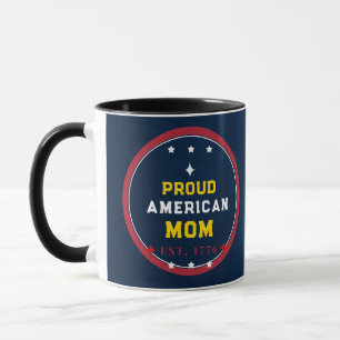 Stolze amerikanische Mutter 4. Juli Tasse
