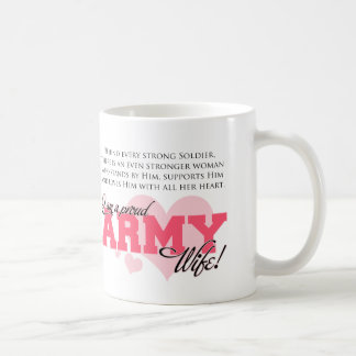 Stolze Armee-Ehefrau Kaffeetasse