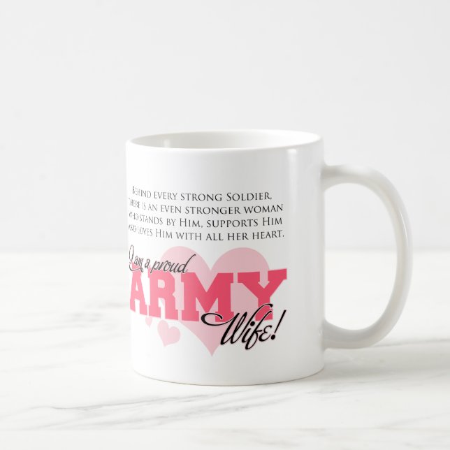 Stolze Armee-Ehefrau Kaffeetasse (Rechts)