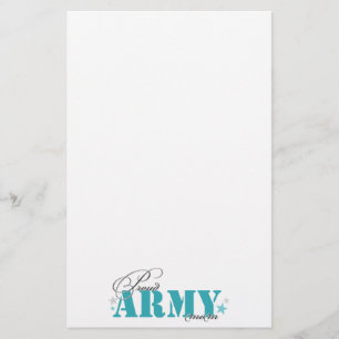 Stolze Armee-Mama Briefpapier