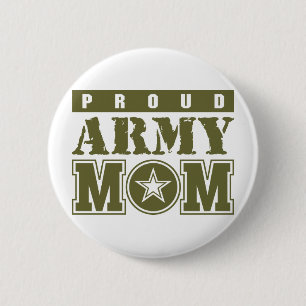 Stolze Armee-Mama Button