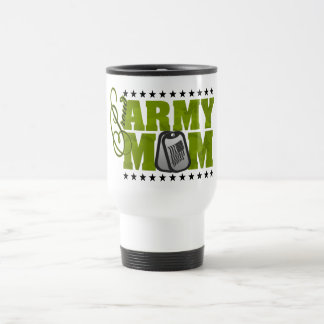 Stolze Armee-Mama-Grün-Camouflage Reisebecher