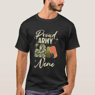 Stolze Armee Nene Tarnung Muttertag Hundemarke US T-Shirt