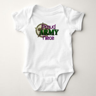 Stolze ARMEE Nichte Baby Strampler