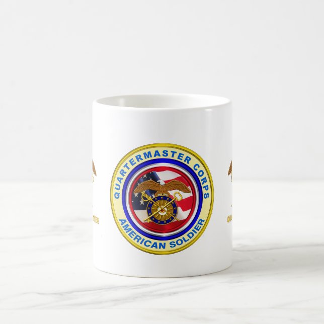 Stolze Armee Quartermaster Corps Veteran Kaffeetasse (Mittel)