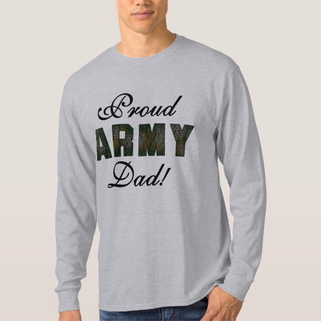 Stolze Armee-Vater-T-Shirts und Geschenke T-Shirt (Vorderseite)