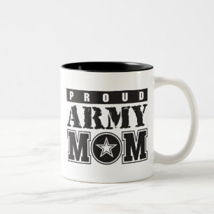 Stolze Army-Mama-Tasse Zweifarbige Tasse