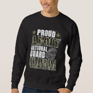 Stolze Army National Guard Oma Camo Militär Fa Sweatshirt