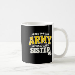 Stolze Army National Guard Schwester Militärfamili Kaffeetasse