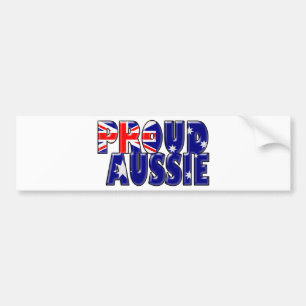 stolze Aussie Autoaufkleber