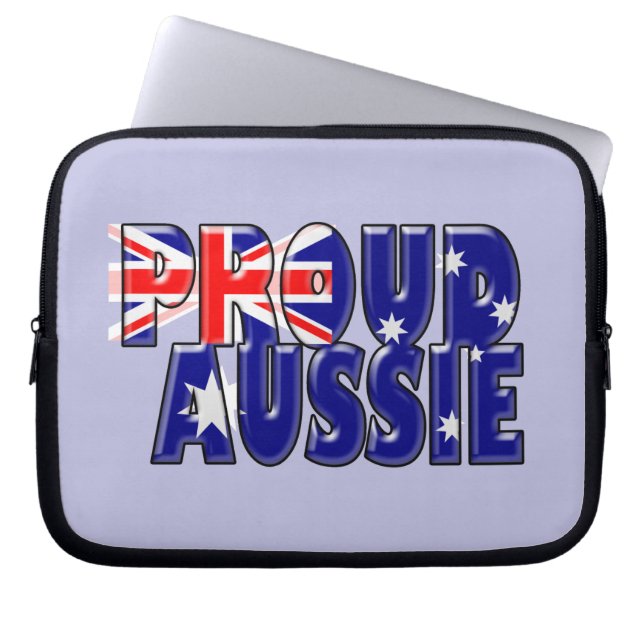 stolze Aussie Laptopschutzhülle (Vorderseite)