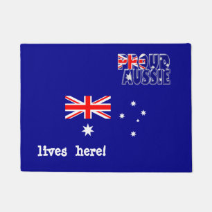stolze australische Fußmatte