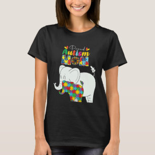 Stolze Autism Mom Mutter Autistisches Kind Bewusst T-Shirt