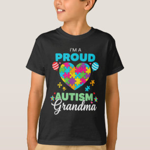 Stolze Autismus-Großeltern - Autismus-Oma-Awarenes T-Shirt
