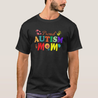 Stolze Autismus-Mama unterstützt Autismus-Bewussts T-Shirt