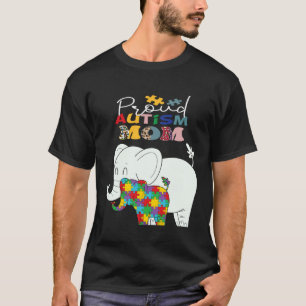 Stolze Autismus-Mutter Autistisches Kind Bewusstse T-Shirt