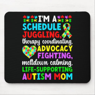 Stolze Autismus-Mutter Definition Autismus-Krieger Mousepad