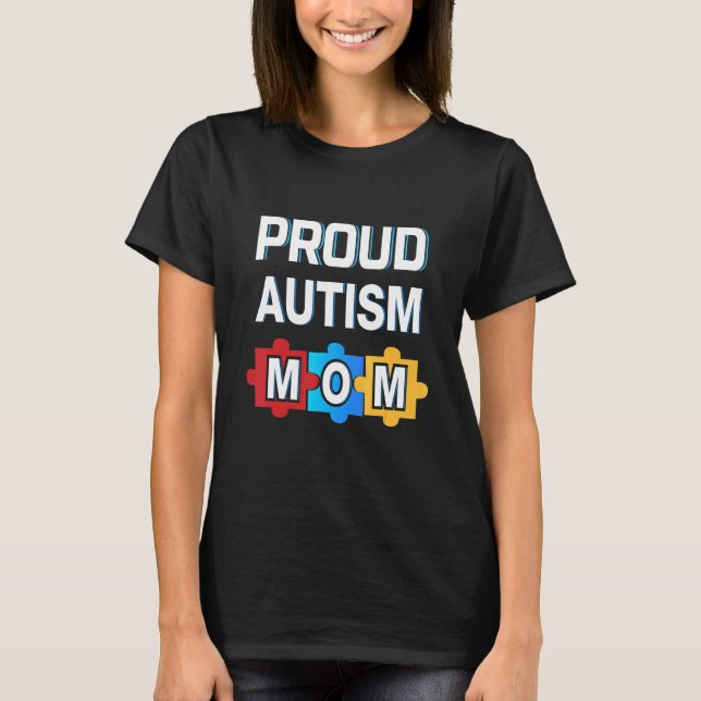 Stolze Autismus-Mutter Essential T-Shirt (Vorderseite)