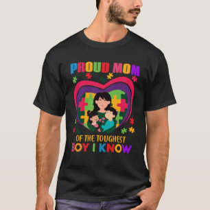 Stolze Autismus-Mutter Kind-Bewusstsein Wähle Freu T-Shirt