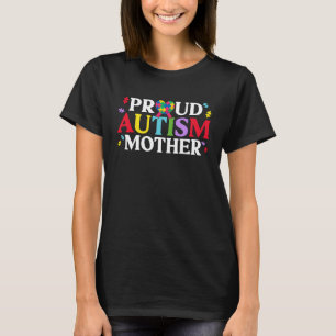Stolze Autismus-Mutter, passende Familie Autismus- T-Shirt
