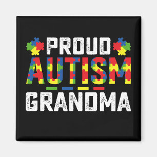 Stolze Autismus-Oma-Aufklärung Autistische Familie Magnet