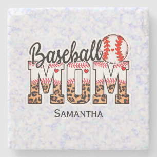 Stolze Baseball-Mama - Game Day Enthusiasten Steinuntersetzer