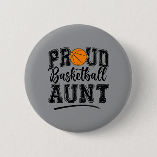 Stolze Baseball-Tante Auntie eines Baseballspieler Button